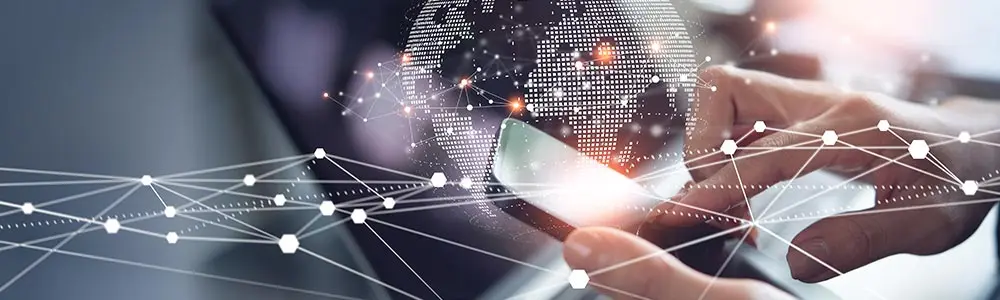 laptop and mobile phone connectivity vector