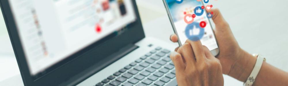 woman shopping online